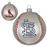 St. Louis Cardinals MLB Glass Baseball Ornament (3)