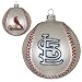 St. Louis Cardinals Glass Baseball Ornament