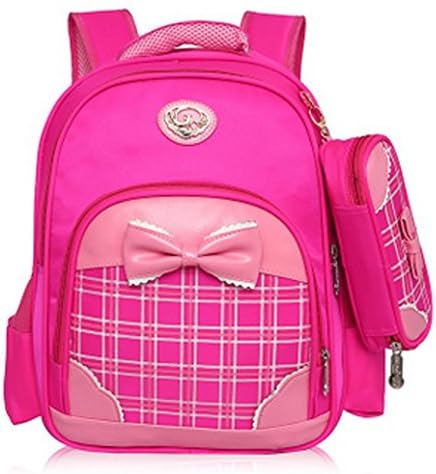 customized Double Shoulders Pupil Backpack with Pencil Box Can Print Name