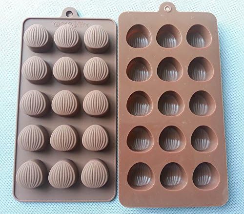 Ainest DIY Ice Cube Silicone Cake Chocolate Decorating Molds Mould Baking Tools Free Nuts