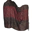 Wool Shawls and Wraps Antique Jacquard Design 80 x 40 inches
