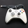 Pour Microsoft XBox 360 Controller Blanc Manette filaire - Compatible PC et XBox360