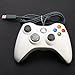 Pour Microsoft XBox 360 Controller Blanc Manette filaire - Compatible PC et XBox360