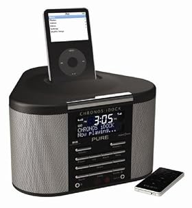 Pure Chronos IDock DAB & FM Clock Radio with IPod Dock