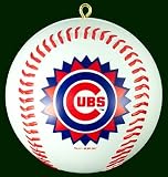 Chicago CUBS MLB Baseball Shaped Christmas ORNAMENT New Gift