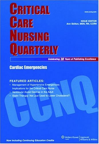 Critical Care Nursing Quarterly