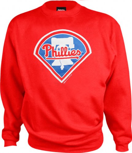 Philadelphia Phillies Red Primary Logo Crewneck Sweatshirt