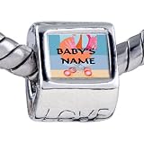 Baby Carriage Custom European Charm Beads - Pandora Bead & Bracelet Compatible