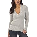 Converse&reg; One Star&reg; Womens Buster V-Neck Sweater - Heather Grey
