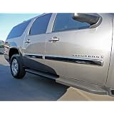 Chevrolet Tahoe 2007 - 2008 SUV Chrome Stainless Steel Bodyside Molding Insert Accent by TFP