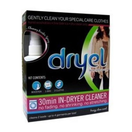 Dryel At-Home Dry Cleaning Starter Kit, Clean Breeze Scent 1 kit Dryel At-Home Dry Cleaning Starter Kit, Clean Breeze Scent 1 kit