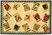 Laser Printed Split Bamboo Seed Packet 2' x 3' Veranda Rug
