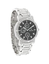 Watch: Bulova Mens 96E04 Diamond Multifunction Watch - Bulova