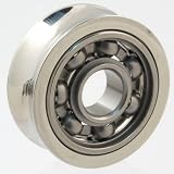 One Stainless Steel Double Flared Eyelet with Working Ball Bearing: 3/4g