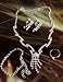 Diamante jewellery set with matching earrings bracelet and ring