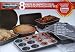 Chicago Metallic 8 Piece Aluminized Steel Non-stick Bakeware Set