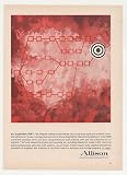 1963 Allison PERT Program Evaluation Review Target Print Ad