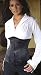 Black Satin Underbust Corset / Waist Cincher