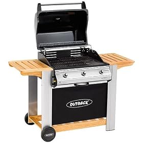Outback Spectrum 3-Burner Hooded Gas Barbecue with Cover