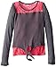Derek Heart Big Girls' Tie Front Shirt with Hangdown