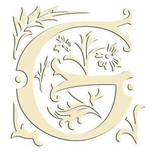 Set of 6 Monogram Embroidered Guest Towel - G