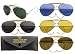 USA ISSUE STYLE AVIATOR SUNGLASSES BROWN LENSE