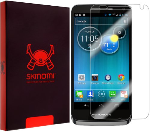 Motorola Electrify M Screen Protector, Skinomi® TechSkin Full Coverage Screen Protector for Motorola Electrify M Clear HD Anti-Bubble Film - with Lifetime Warranty