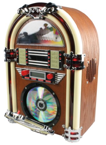 Hq HQ-JB100 Jukebox Mit CD-Player (FM Tuner, 40 Watt)