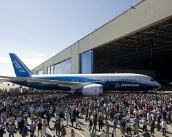 787 Rollout Matted Print