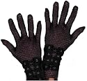 Mens Chainmail Look Medieval Lace Up Gloves