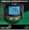 Veloset VS-212 12 Function Wireless Cycle Computer Backlight Display Bike Bicycle