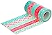 HIART Repositionable Washi Tape, Bubble Gum Collection, Set of 5
