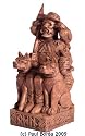 Seated Odin Statue