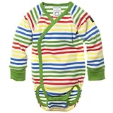 POLARN O. PYRET Signature Stripe Wrap Bodysuit