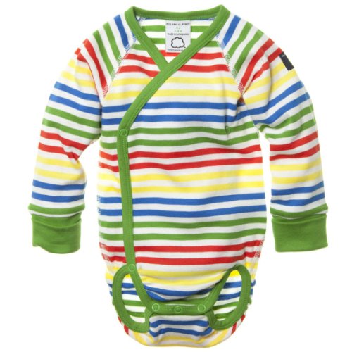 POLARN O. PYRET Signature Stripe Wrap Bodysuit