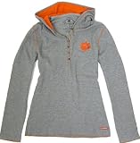 Clemson Tigers -Women's- Impulse Thermal Long Sleeve Button Up Top