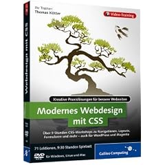 Modernes Webdesign mit CSS - Kreative Praxisl�sungen f�r moderne Webseiten