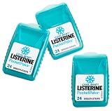 Listerine PocketPaks (24-Count) Breath Strips, Cool Mint, 3-Count Dispensers (Pack of 6)