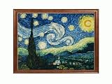 Art Reproduction Oil Painting Van Gogh Paintings: Starry Night with Verona Cafe Coffee Brown Patina Finish with Bead Detail 40 X 52 Hand Painted Framed Canvas Art 517vAXCaZhL. SL160 Art Reproduction Oil Painting Van Gogh Paintings: Starry Night with Verona Cafe Coffee Brown Patina Finish with Bead Detail 40 X 52 Hand Painted Framed Canvas Art