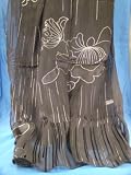 Vietnamese Quality Silk Scarf (Black)