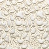 Bali Macrame Lace 95 Inch Window Curtain Panel in Ivory