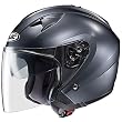 HJC Metallic Men's IS-33 Half Face Motorcycle Helmet - Anthracite