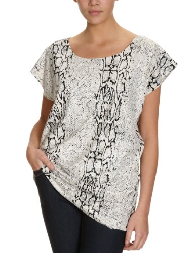 VILA CLOTHES Damen T-Shirt 14006444, Gr. 34 (XS), Beige (VANILLA.) Preisvergleich