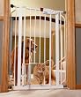 Carlson 0941PW Extra-Tall Walk-Thru Gate with Pet Door, White