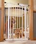 Carlson 0941PW Extra-Tall Walk-Thru Gate with Pet Door, White