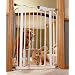Carlson 0941PW Extra-Tall Walk-Thru Gate with Pet Door, White