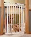 Carlson 0941PW Extra-Tall Walk-Thru Gate with Pet Door, White