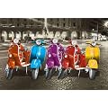 Poster Vespas - Rome - Gr��e 61 x 91,5 cm - Maxiposter