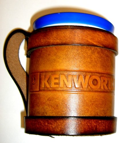 Kenworth~ Kenworth Can Holder~ Vintage Leather Can Holder!!~ Made In The USA