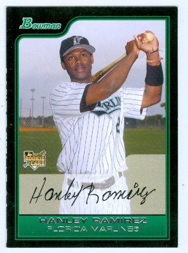 Hanley Ramirez baseball card 2006 Topps Bowman #204 (Florida Marlins) Rookie Card